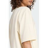 adidas Originals - Essentials Linear - T-Shirt - Cream White - Katoen/Recycled Polyester