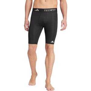 adidas Performance TECHFIT Compression Training Korte Legging - Heren - Zwart