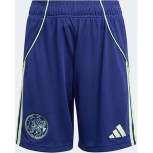 adidas - Ajax Uit 25/26 - Voetbalbroek - Blauw - 128