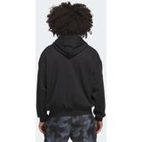 Adidas Anthony Edwards Heren Hoodies - Zwart - Maat: M - Katoen Jersey - Foot Locker