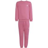 adidas - Crew Set - Fleece - Zwart - 70% Katoen, 30% Polyester (Gerecycled)