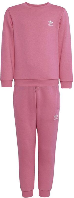 adidas - Crew Set - Fleece - Zwart - 70% Katoen, 30% Polyester (Gerecycled)