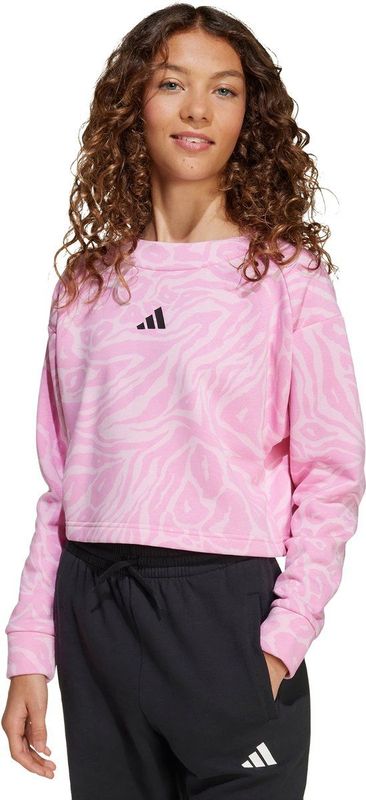 adidas - Future Icons - Cropped Sweatshirt - Met All-over Print