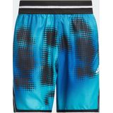 adidas - Crazy Lite AOP - Basketbalshort - Turquoise - 23 cm