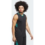 adidas - Basketball Legends - Sporttop - Zwart - Polyester