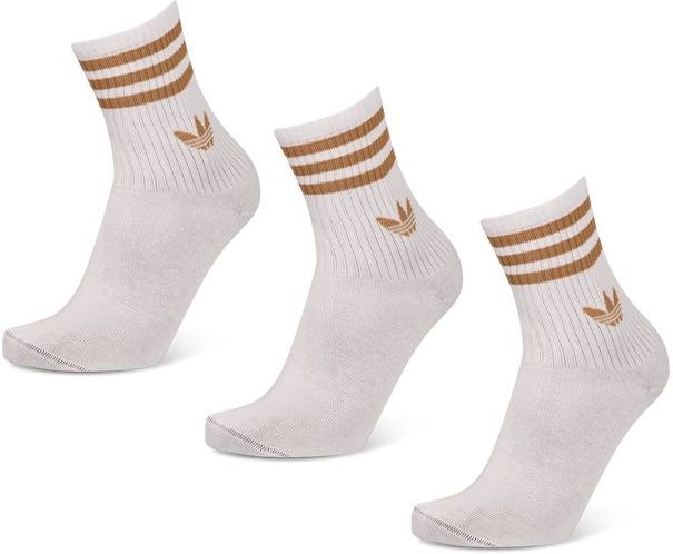 adidas - Mid Cut Crew - Sokken - Wit - Set van 3 Paar