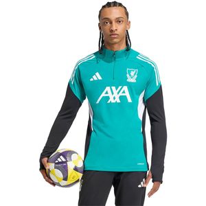 adidas - Liverpool Training Top - Groen - Heren - 1/4-zip
