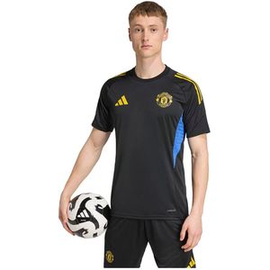 adidas - Manchester United - Trainingsshirt - Zwart Blauw Geel - 2025-2026