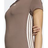ADIDAS - Hyperglam - Training T-shirt - Bruin - Korte Mouw - Dames