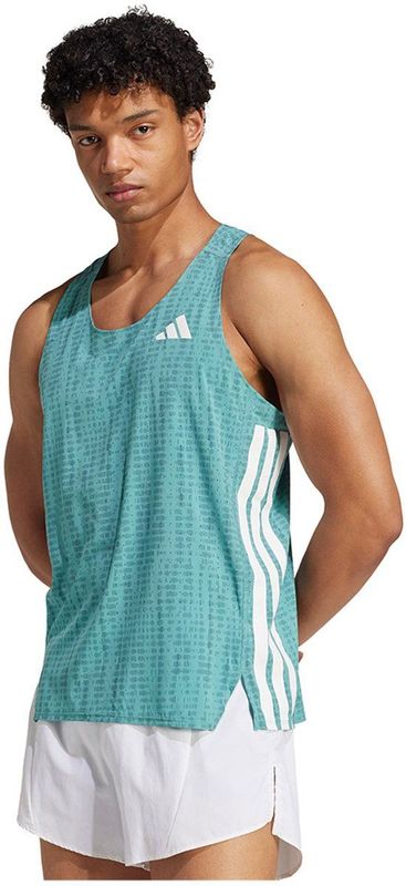 adidas - Adizero - Mouwloos T-shirt - Lichtgewicht - Gerecycled Materiaal