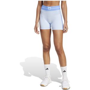 adidas - Hyperglam Rib 4 - Korte Legging - Blauw