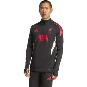 adidas - Liverpool Trainingstrui 1/4-Zip 2025-2026 - Zwart Rood Wit