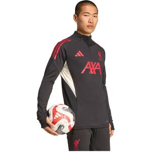 adidas - Liverpool Trainingstrui 1/4-Zip 2025-2026 - Zwart Rood Wit