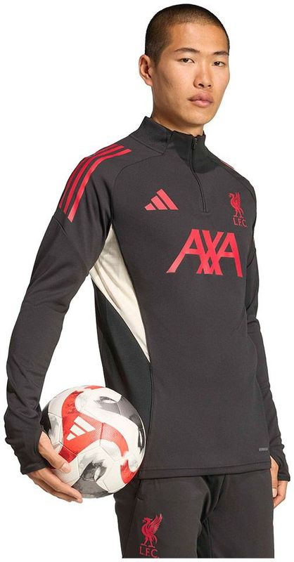 adidas - Liverpool Trainingstrui 1/4-Zip 2025-2026 - Zwart Rood Wit