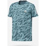 Adidas Own Run All-Over T-Shirt - Korte Mouw - Heren