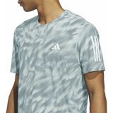 Adidas Own Run All-Over T-Shirt - Korte Mouw - Heren