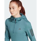 adidas - Hardloophoodie - Zwart - Polyester (Gerecycled)