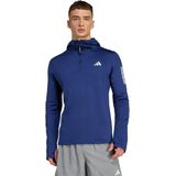 adidas - Hardloophoodie - Zwart - 88% Polyester Gerecycled, 12% Elastaan