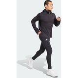 adidas - OTR B WIN HZ - Runningshirt - Zwart - Slim Fit - Climawarm®