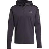 adidas - OTR B WIN HZ - Runningshirt - Zwart - Slim Fit - Climawarm®