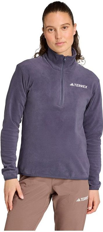 adidas - Multi Essentials - Fleece Met Halve Rits - 100% Gerecycled Polyester