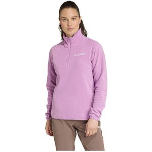 adidas - Multi Essentials - Fleece Met Halve Rits - 100% Gerecycled Polyester