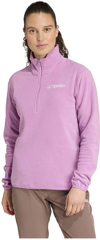 adidas - Multi Essentials - Fleece Met Halve Rits - 100% Gerecycled Polyester