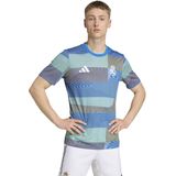 Adidas - Real Preshi - Wedstrijdshirt - Blauw-Multicolour - Korte Mouwen