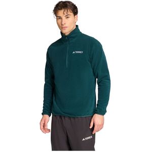 adidas - Fleece Top - Grijs - 100% Gerecycled Polyester
