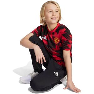 adidas - Manchester United Pre-Match - Trainingsshirt - Rood Zwart Wit - 2025-2026