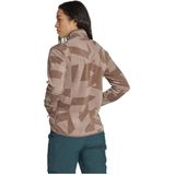 adidas - TERREX Multi Printed - Fleece Ritsjack - Bruin - Dames