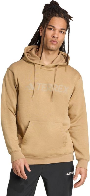adidas - TERREX Multi Large Logo Hoodie - Bruin - Heren