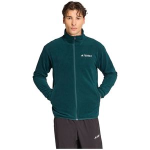 Adidas - Multi Essentials - Fleecejack - Groen - Volledige Rits