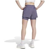 adidas - Own the Run - Korte Broeken - 2-in-1 - Dames - Normale Pasvorm - Climacool