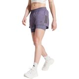 adidas - Own the Run - Korte Broeken - 2-in-1 - Dames - Normale Pasvorm - Climacool