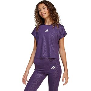 adidas - All Sports Animal Print - Crop T-shirt - Paars - Kinderen