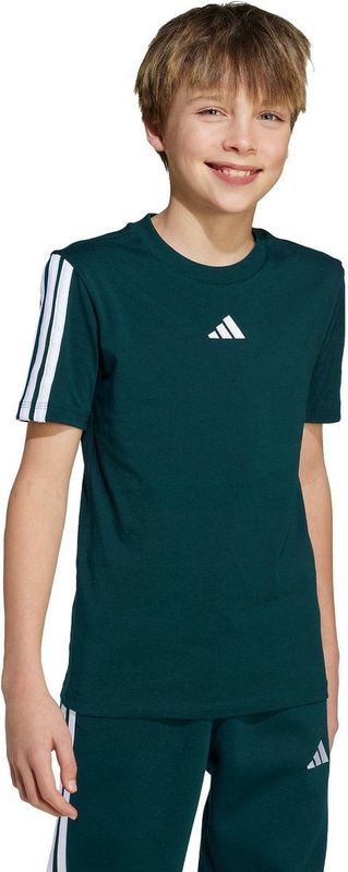 adidas - T-shirt - Zwart - 100% Katoen - Normale Pasvorm