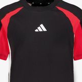 adidas - J CB T - T-shirt - Black/Wonder Silver/White - 100% Katoen