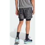 adidas - Own The Run - Korte Broek - 2in1 - Zwart