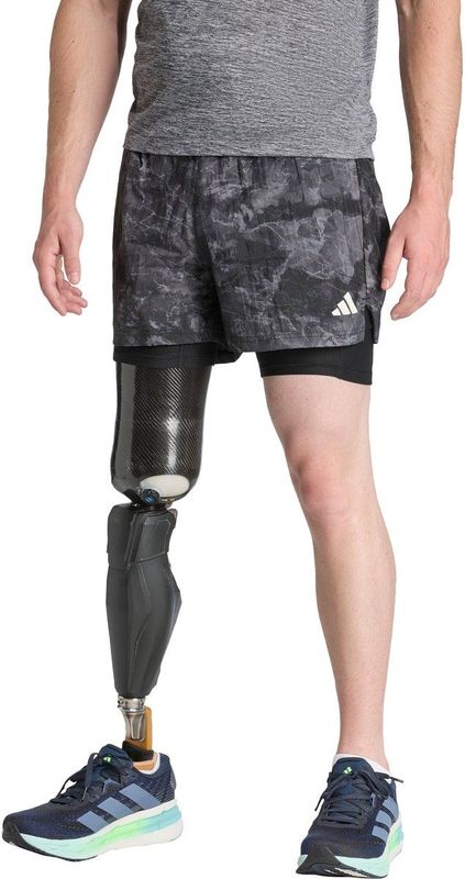 adidas - Own The Run - Korte Broek - 2in1 - Zwart