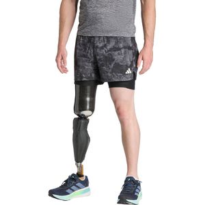 adidas - Own The Run - Korte Broek - 2in1 - Zwart