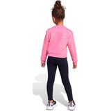 adidas - Everyday Glam Set - Kinderset - Zwart - Regular Fit Top en Strakke Fit Broek
