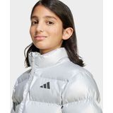 adidas - Glam Donsjack - Synthetisch - Zilver - Kinderen - 164