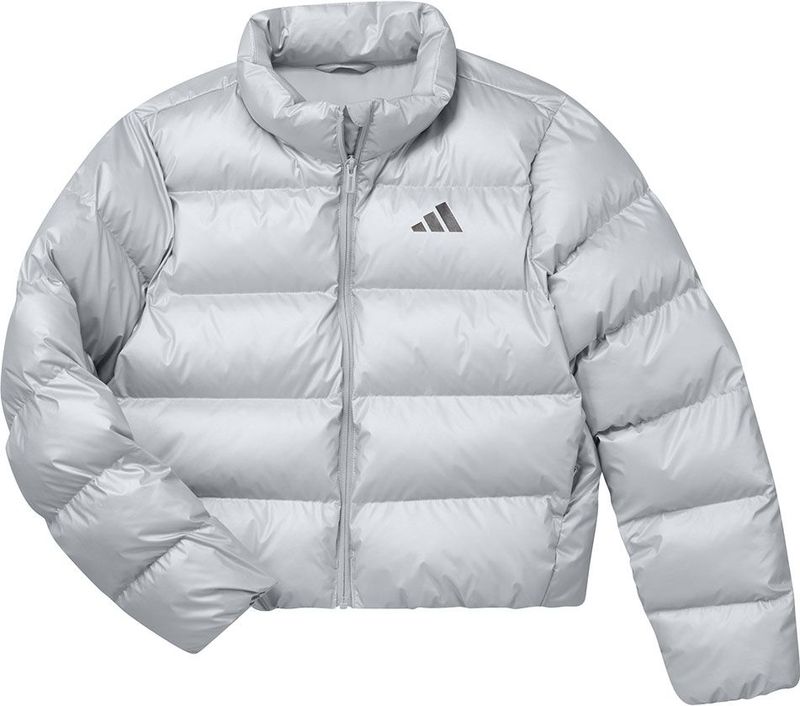 adidas - Glam Donsjack - Synthetisch - Zilver - Kinderen - 164