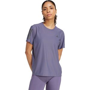 adidas - Own The Run - T-shirt - Zwart - Gerecycled Polyester