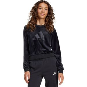adidas - Sportswear Girl Holiday Glam - Cropped Sweatshirt - Zwart - Kinderen