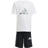 adidas - Train Essentials - Set - Wit - Kinderen - Camouflagepatroon