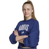 adidas - Crewneck Sweater - Zwart - French Terry - Losse Pasvorm