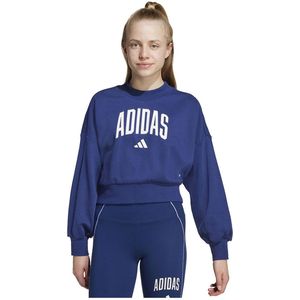 adidas - Crewneck Sweater - Zwart - French Terry - Losse Pasvorm