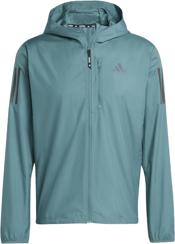 adidas - Own The Run Jacket - Jack - Zwart - Gerecycled Polyester